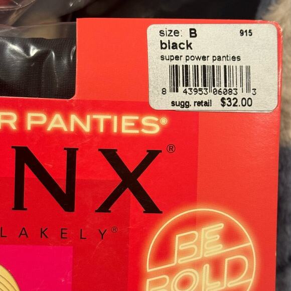 SPANX by Sara Blakely Super Power Panties Black Size B / S NWB - Picture 6 of 6